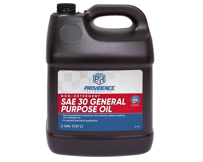 Providence Automotive Non-Detergent 30WT General Purpose Oil， 2 Gallon - PA-302I