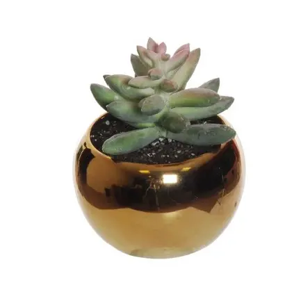 Luxury Design Gold Polished Metal Planter Home Indoor Outdoor Garden Usage  Metal Planter Made in India