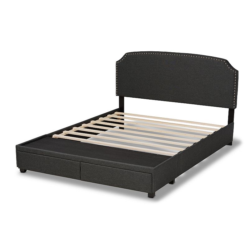 Baxton Studio Larese Storage Bed