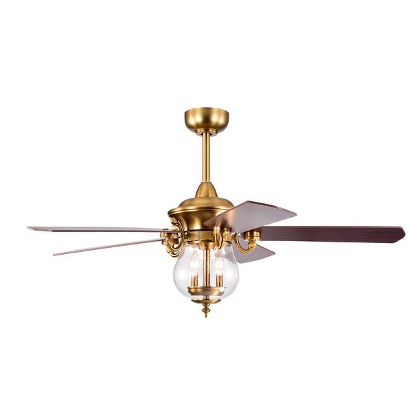 Anisma Anna 28 Inch Mid-Century Modern Style Lighted Ceiling Fan with Remote Shopping - The Best Deals on Ceiling Fans | 39452545