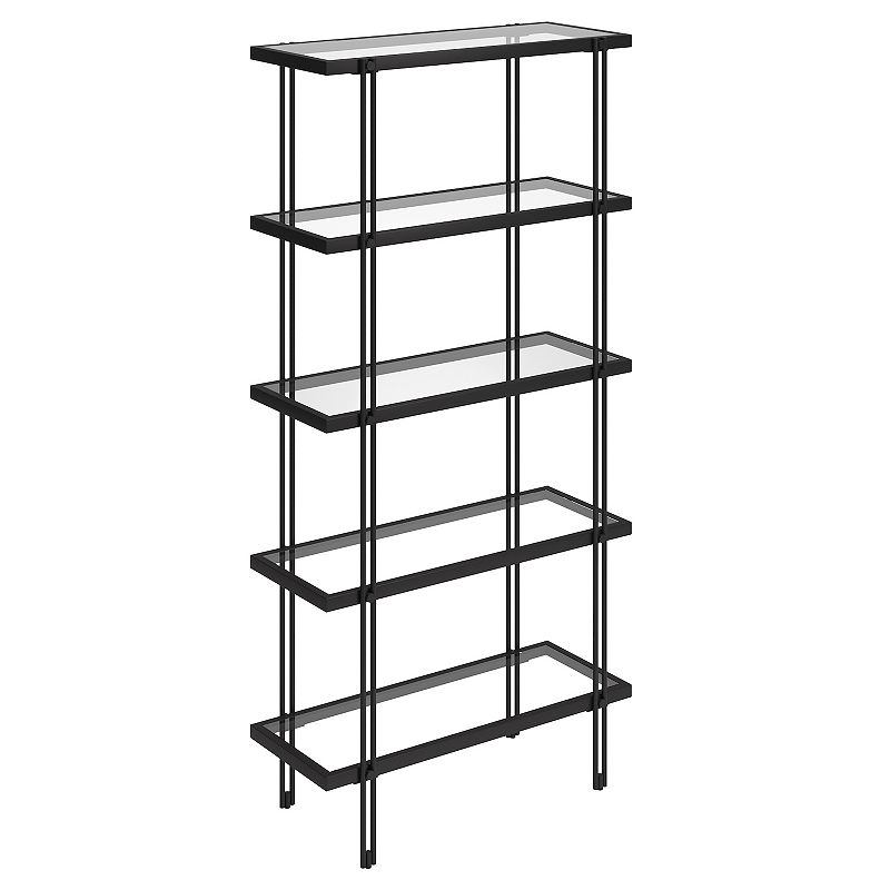 Finley and Sloane Inez Rectangular 4-Shelf Bookcase