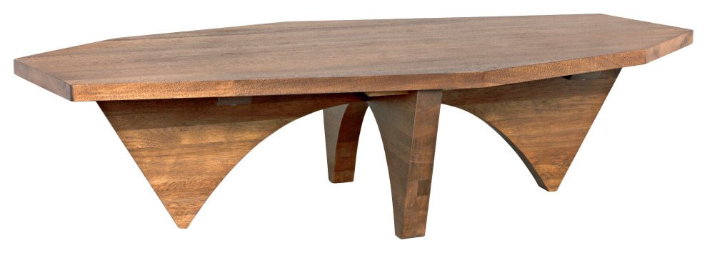 Noir Gadling Coffee Table With Dark Walnut Finish GTAB1133DW   Transitional   Coffee Tables   by Noir  Houzz