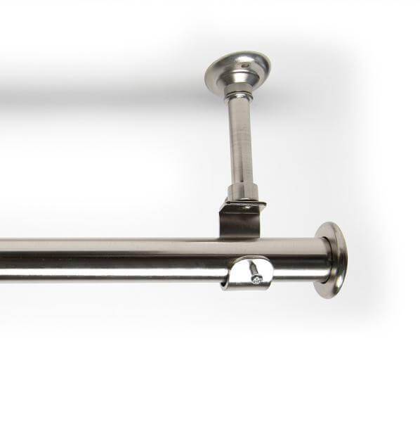 108in-168in Hanging Curtain Rod With Brackets