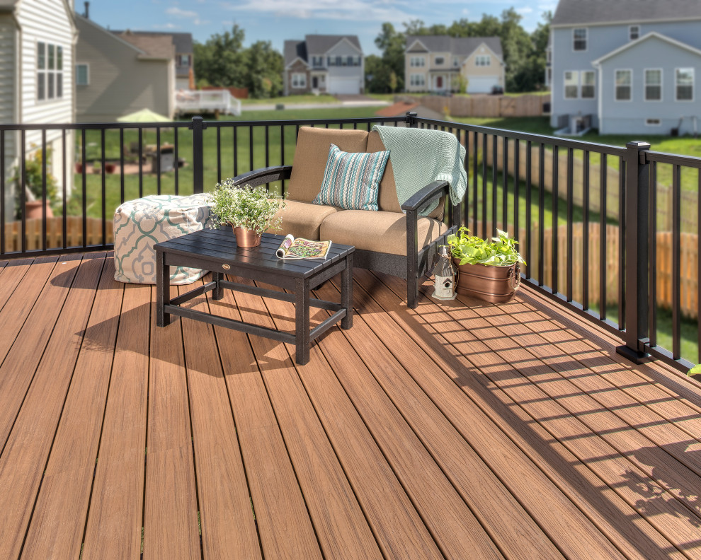 Trex Outdoor Furniture Rockport Club Loveseat   Beach Style   Outdoor Loveseats   by POLYWOOD  Houzz