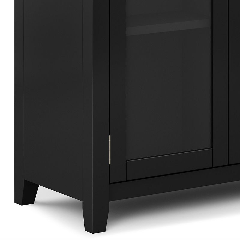 Simpli Home Cosmopolitan Contemporary Low Storage Cabinet