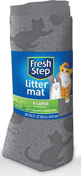 Fresh Step Cat Litter Mat， 35.4 x 23.6-in