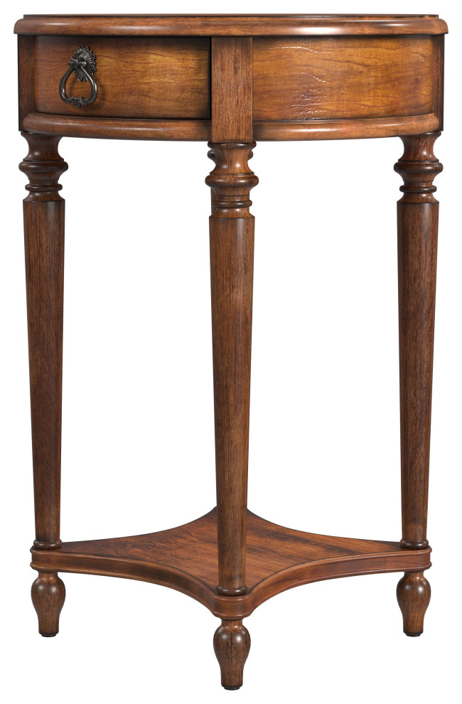 Jules 1 Drawer Round Accent Table   Traditional   Side Tables And End Tables   by Butler Specialty Company  Houzz