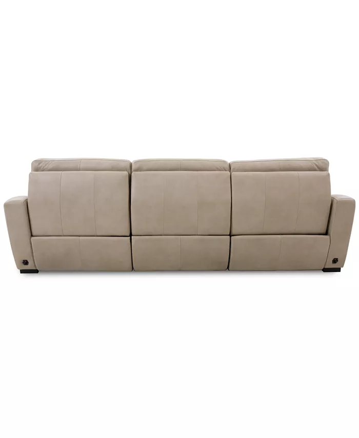 Furniture Gabrine 3-Pc. Leather Sofa with 2 Power Recliners