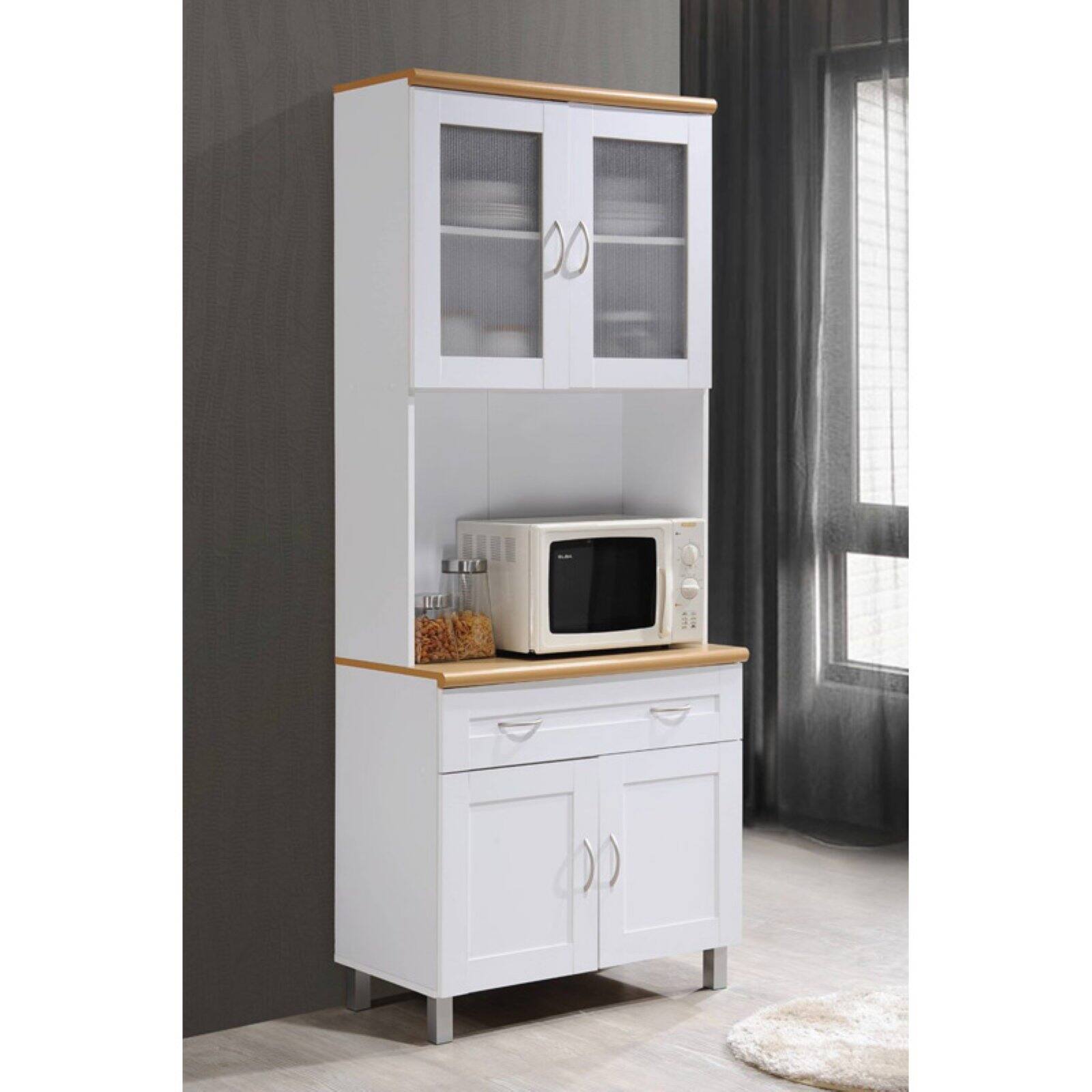 Hodedah HIK92 Kitchen Cabinet