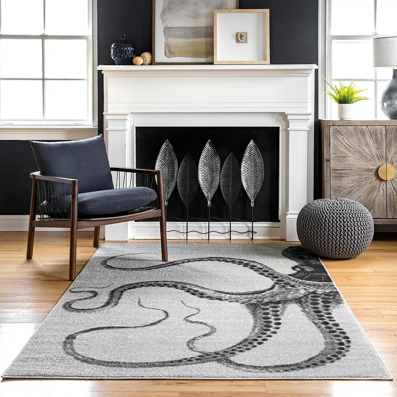 nuLOOM Adrienne Octopus Area Rug