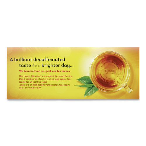 Lipton Tea Bags， Decaffeinated， 72/Box (290)