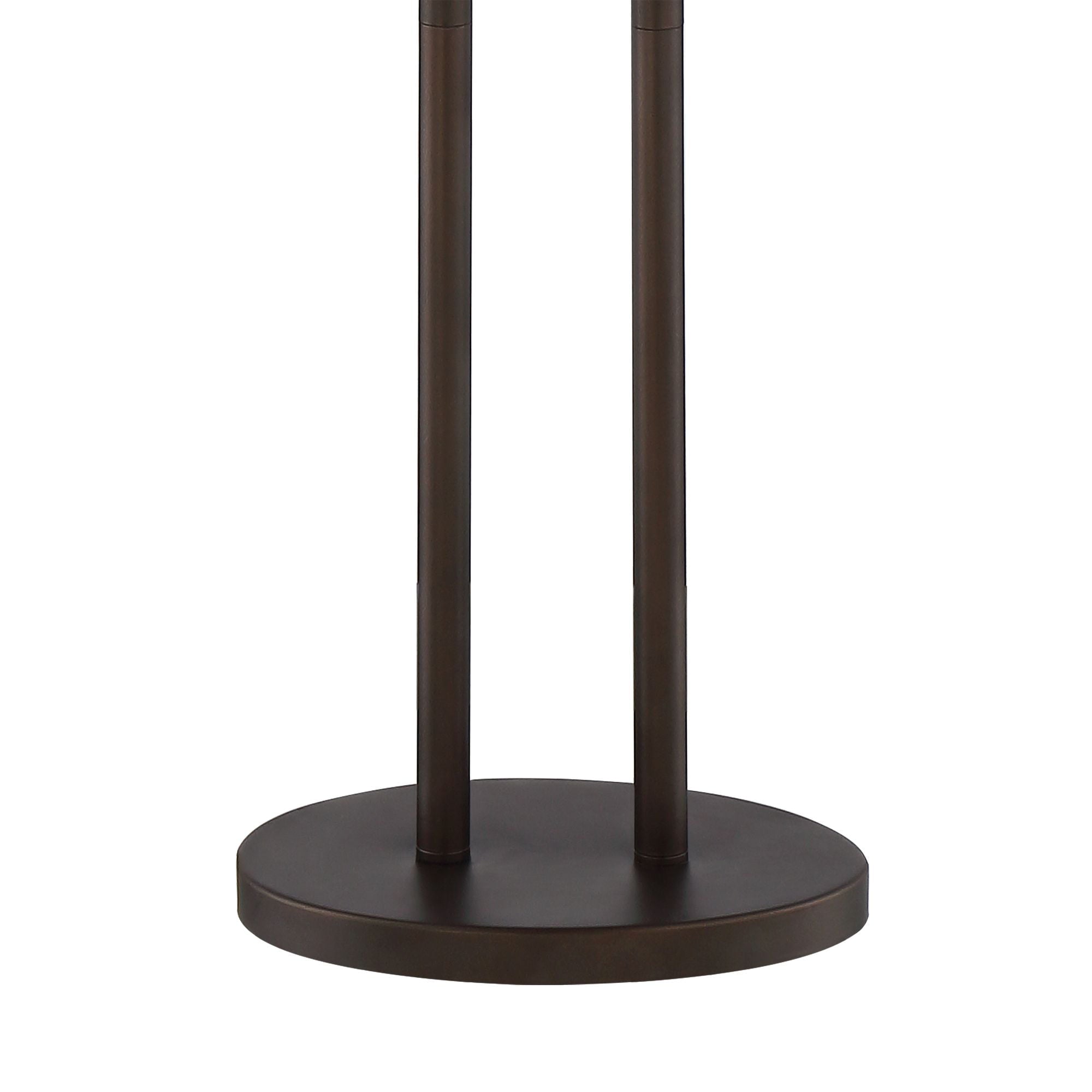 Franklin Iron Works Modern Floor Lamp Twin Pole 62