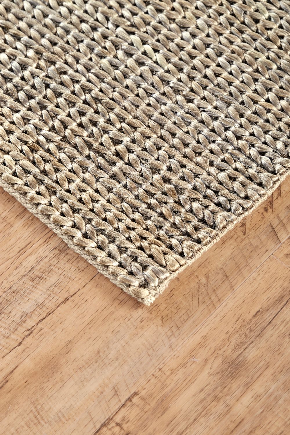 Lorne Hand Woven Natural Tan Rug by BD Fine