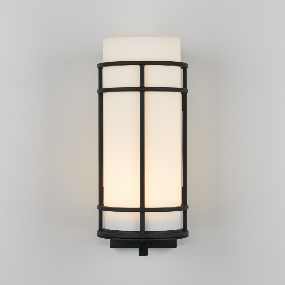 Artika Stellar Outdoor LED Integrated Wall Light Fixture  Black   Craftsman   Outdoor Wall Lights And Sconces   by Artika  Houzz