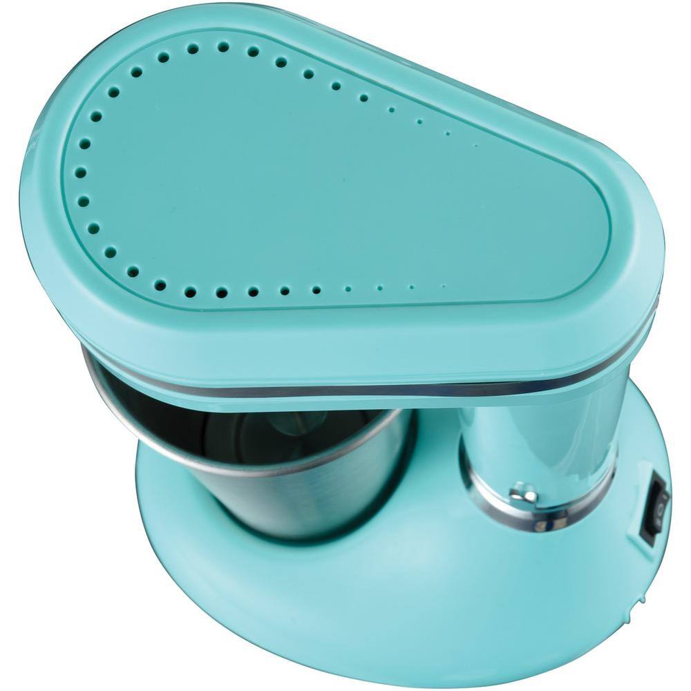 Brentwood Appliances 25 oz. Single Speed Turquoise Classic Milkshake Maker SM-1200B