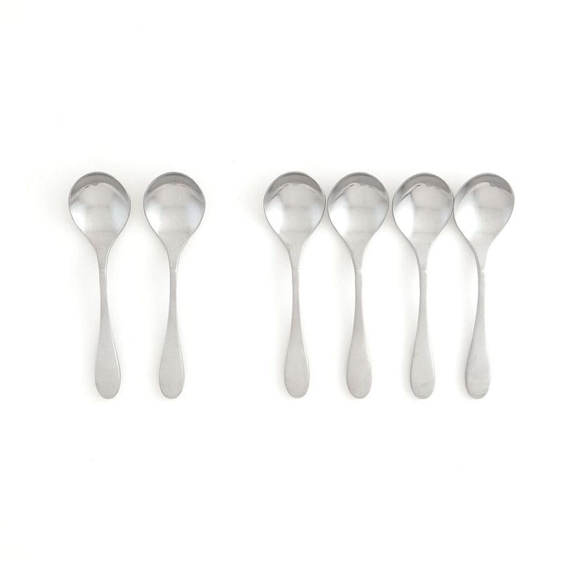 Knork 6-pc. Stainless Steel Bouillon Soup Spoon Set