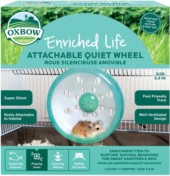 Oxbow Enriched Life Attachable Quiet Wheel Small Animal Toy