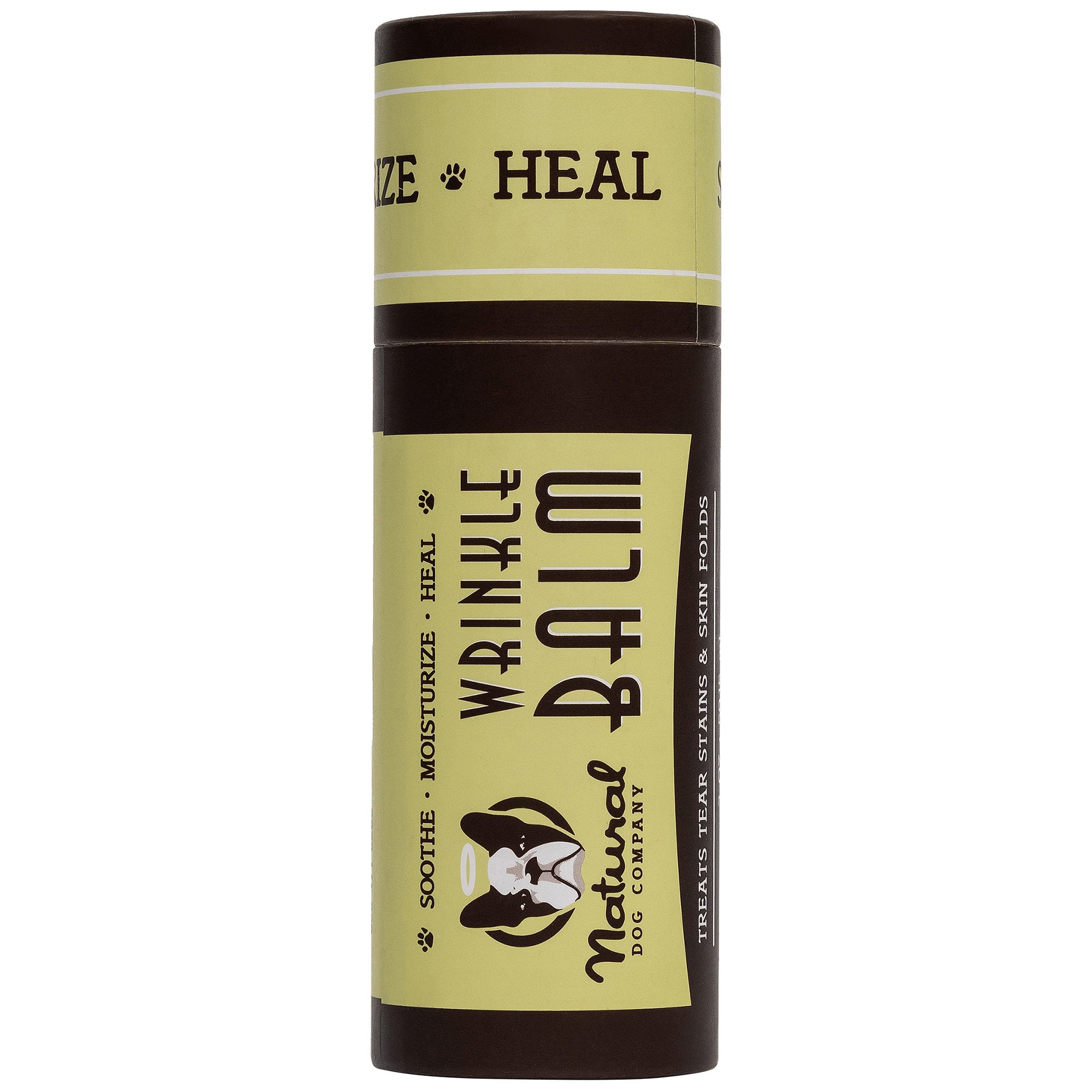 Natural Dog Company Wrinkle Balm Stick for Dogs， 2 oz.