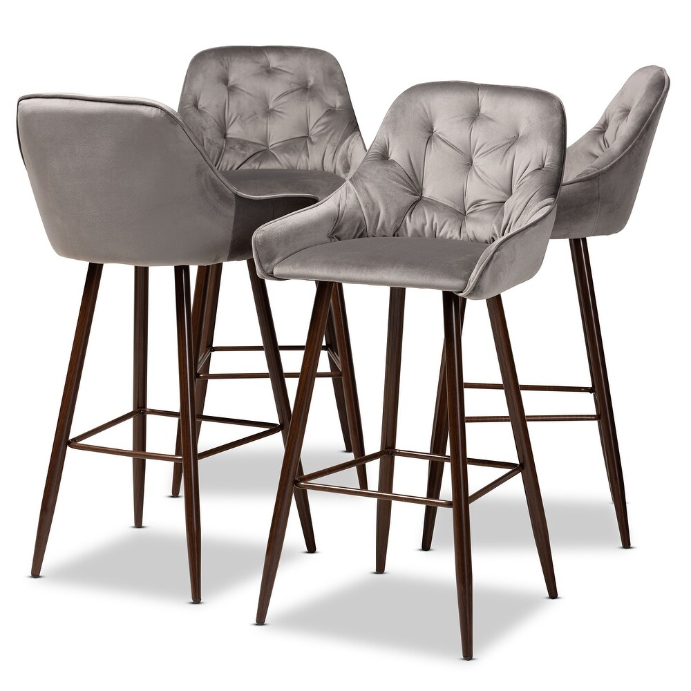 Catherine Modern and Contemporary 4 piece Bar Stool Set