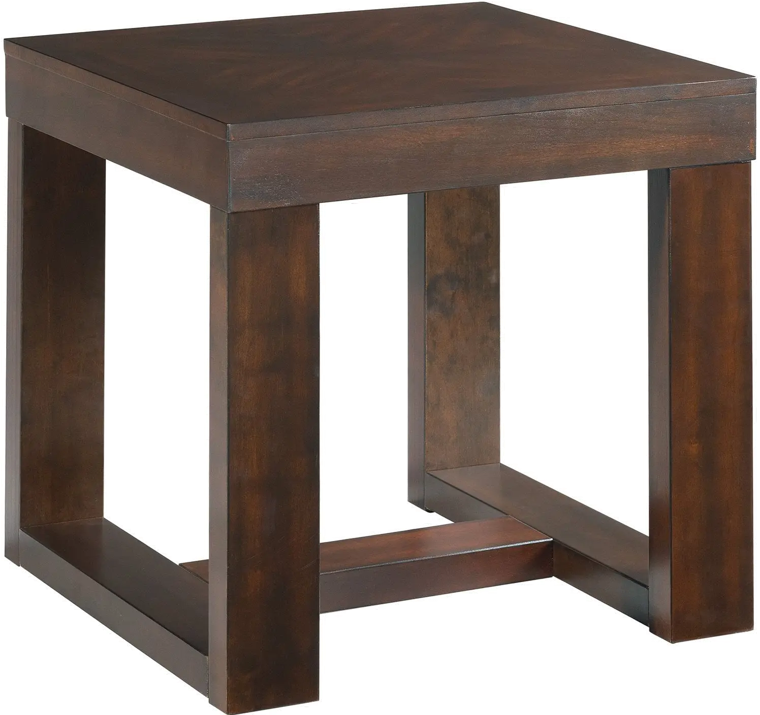 Rustic Cherry Brown Table， Set of 3