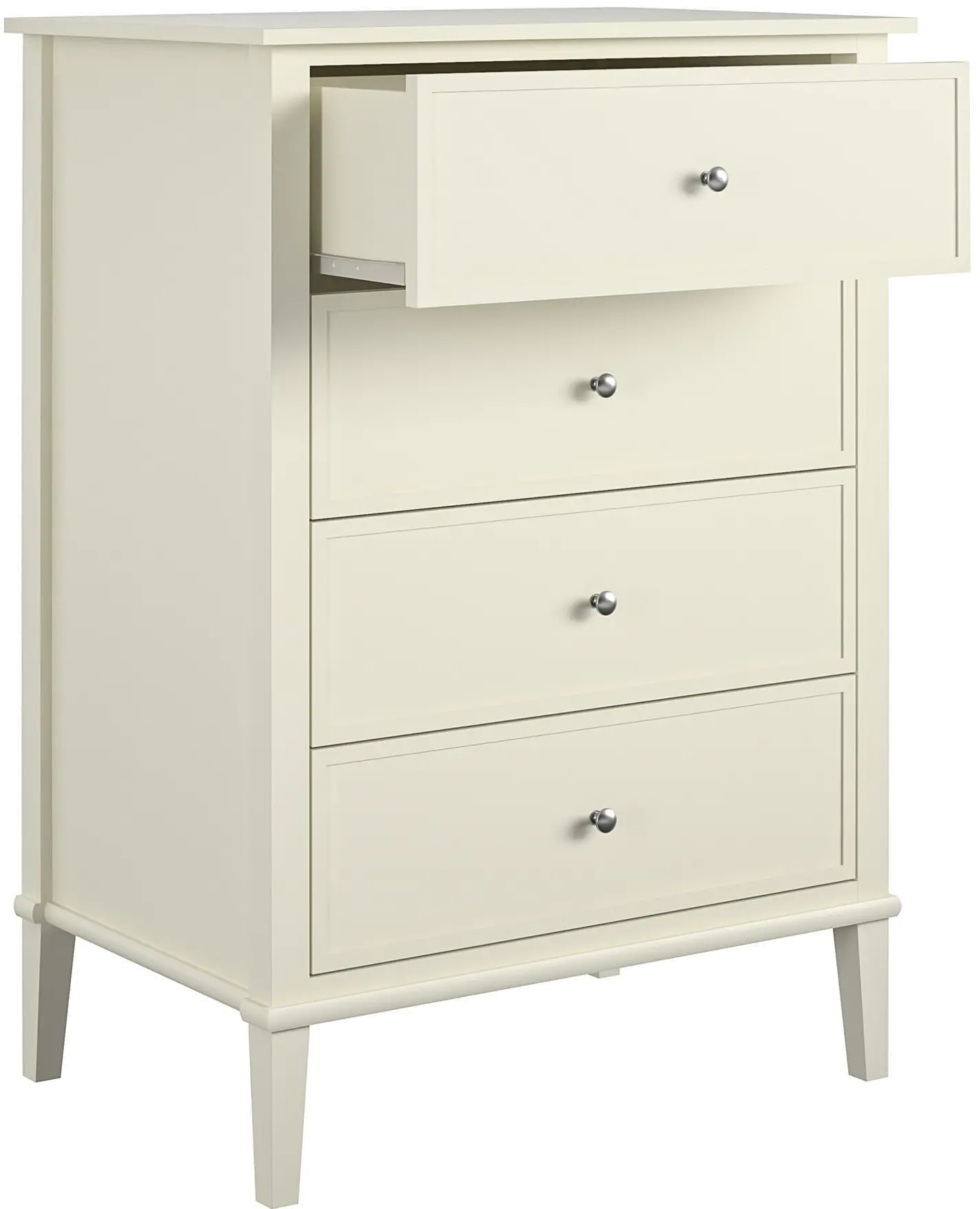 Franklin Transitional Soft White 4-Drawer Dresser