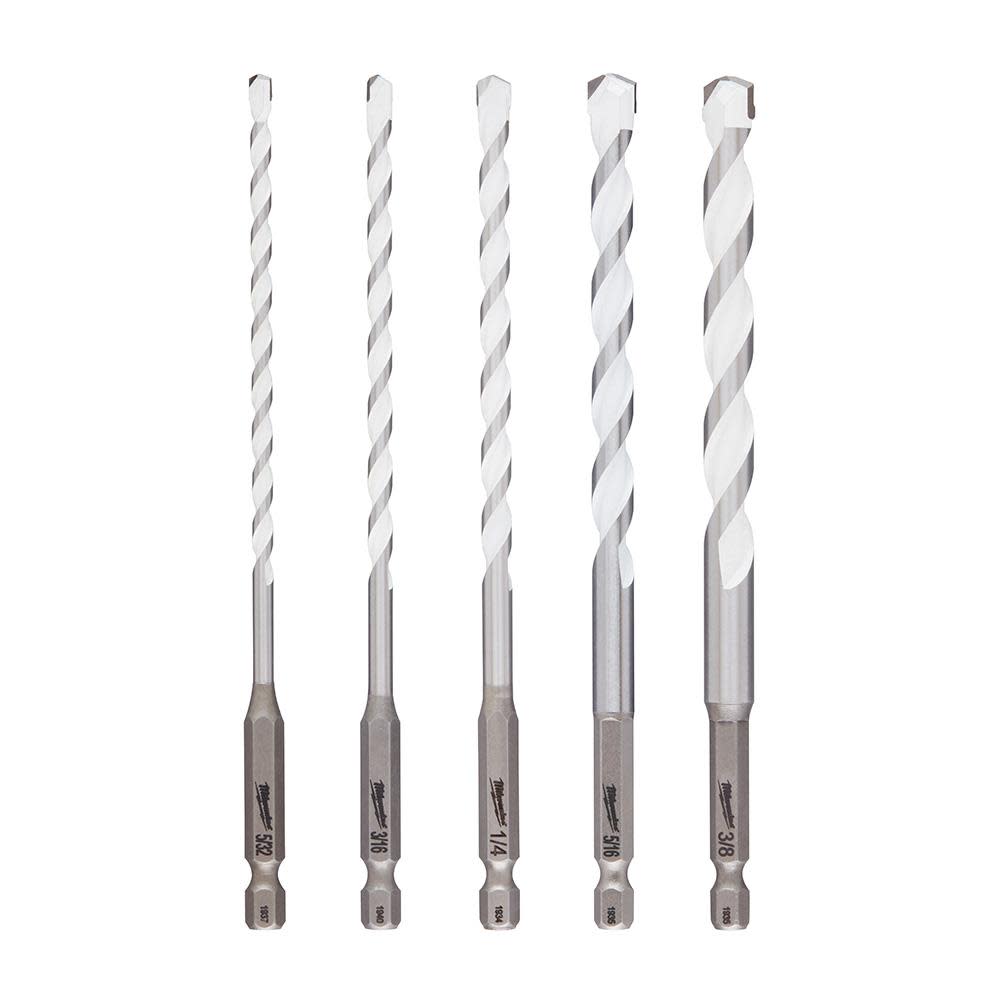 MW 5pc. SHOCKWAVE Carbide Multi-Material Drill Bits 48-20-8898 from MW