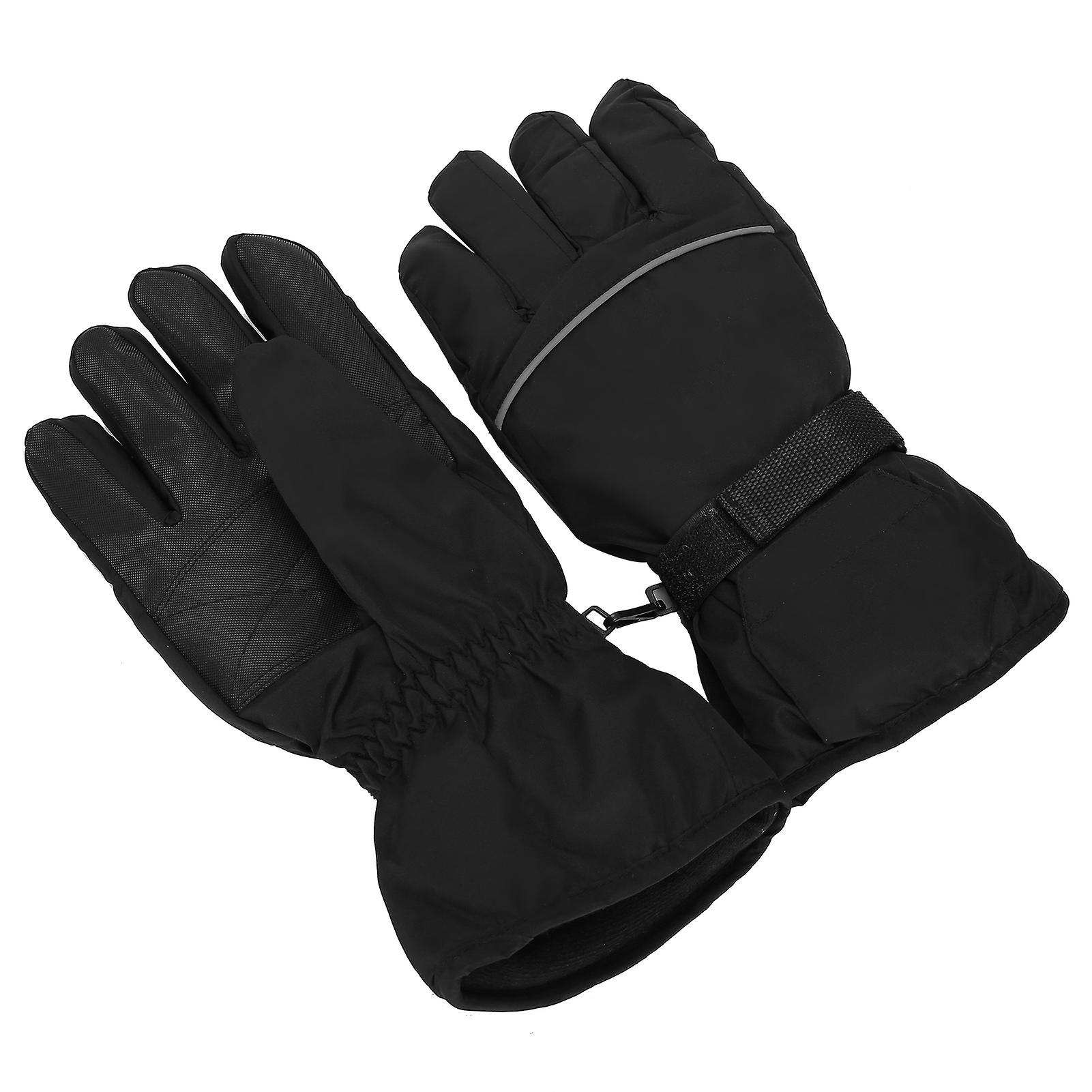 1 Pair Gloves Electric Heated Gloves Waterproof Windproof Heating Motorcycles Accessories