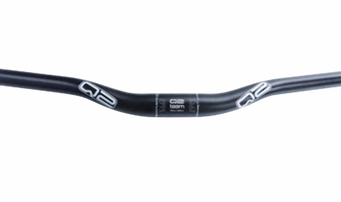 Q2 Alloy 50mm MTB Riser Handlebar - Black