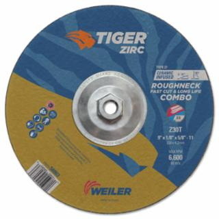 Weiler 804 58063 9 X 1/8 Tiger Zirc T27 Combo Whee...