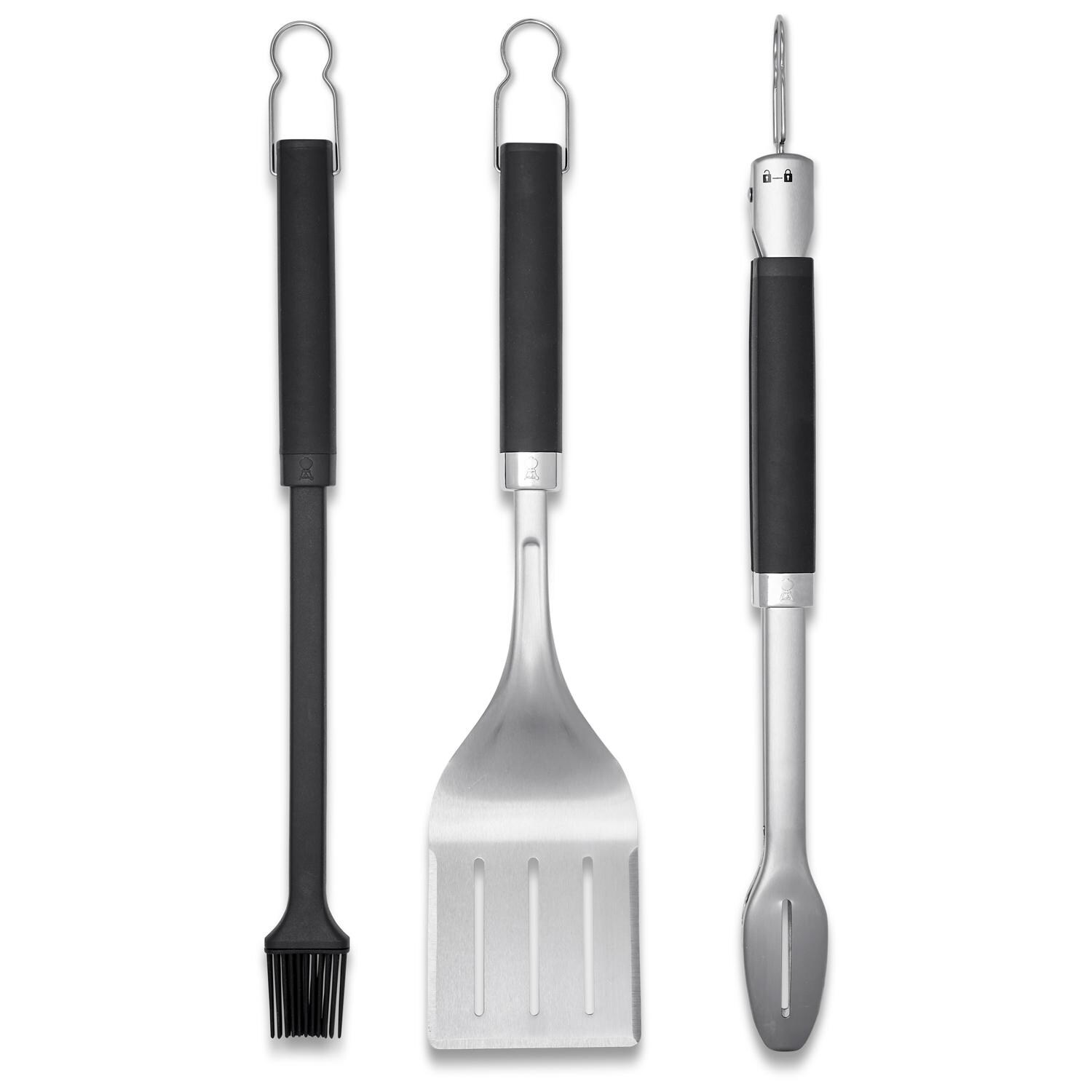 Weber Precision 3-Piece Grilling Tool Set