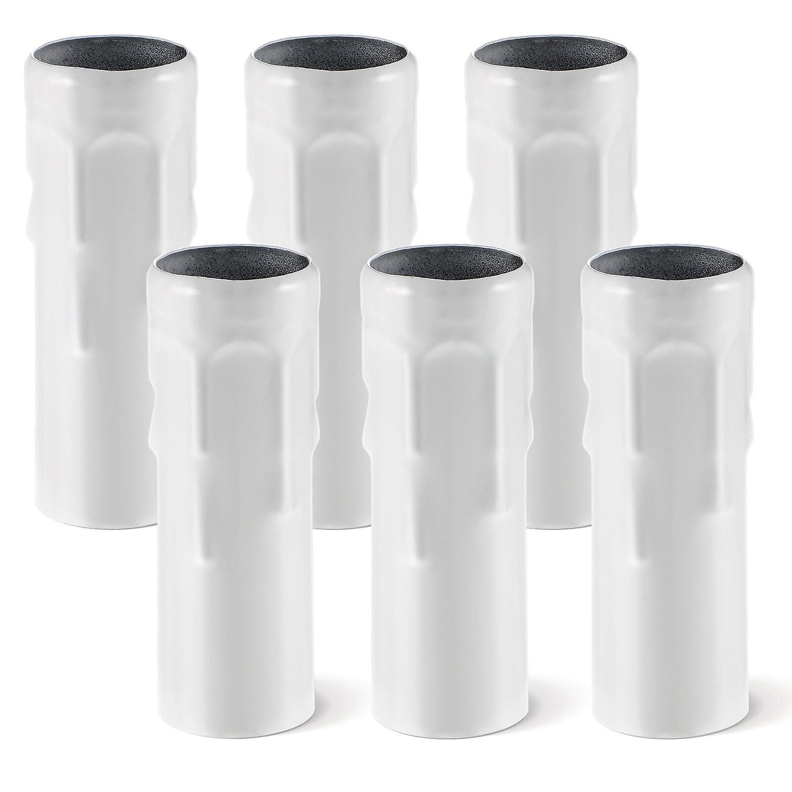 6 Pcs Candle Drip Sleeves Tubes Chandelier Socket Covers For Wall Lamp Chandelier Lamp Holder Decorations