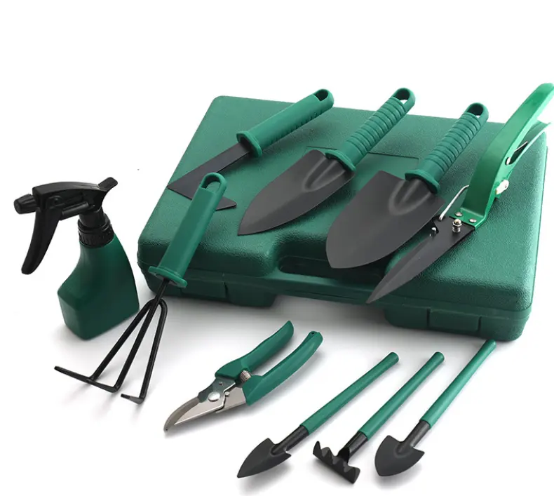 Gardening Tools 10 Pcs Garden Tool Kit with Carrying Case Gardening Gifts for Women  Men  Kid Gardener Garden Tool Set