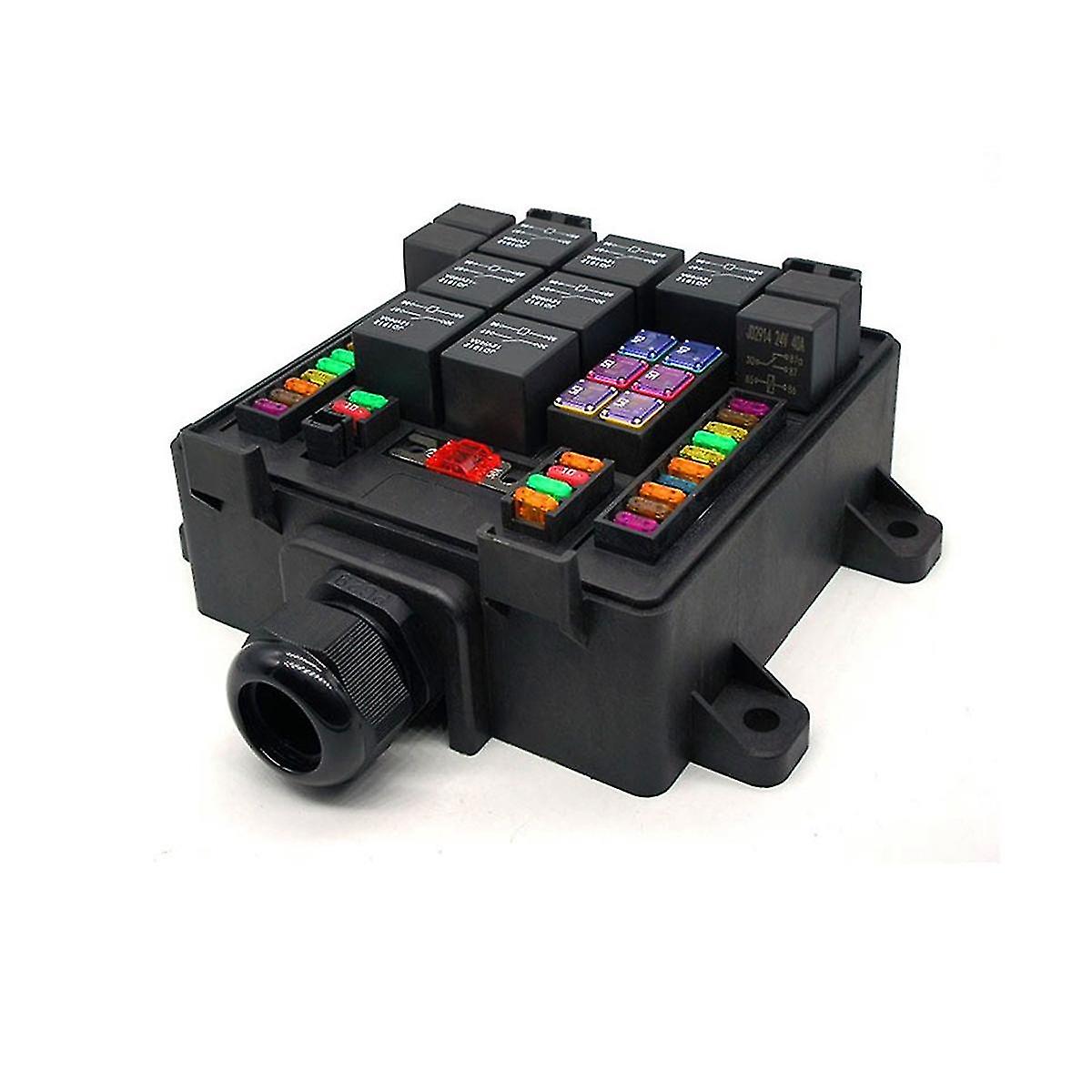 12v 40a Car Waterproof Safety Box Relay Safety Box Control Relay Modification Vehicle Control The S