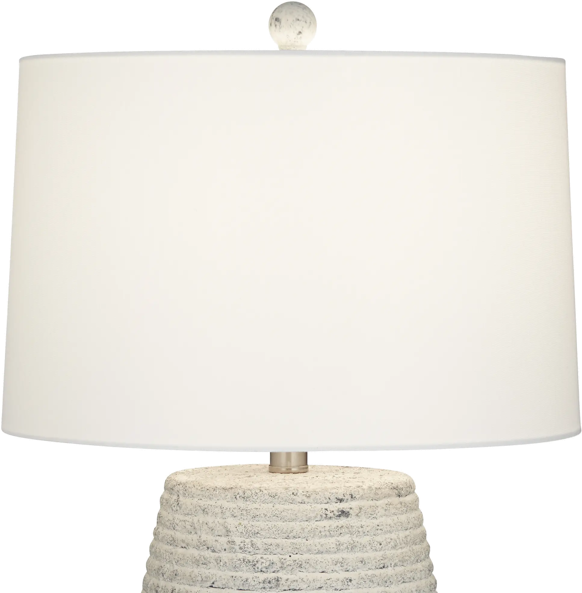 Sandstone White Stone-Wash Table Lamp