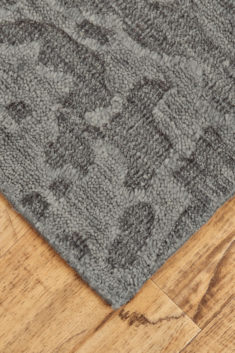 Ananya Hand Woven Gray Rug by BD Fine