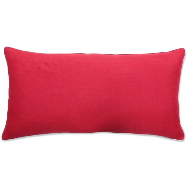 Oversized x27 most Wonderful Time Of The Year x27 Lumbar Throw Pillow Cover Red Pillow Perfect