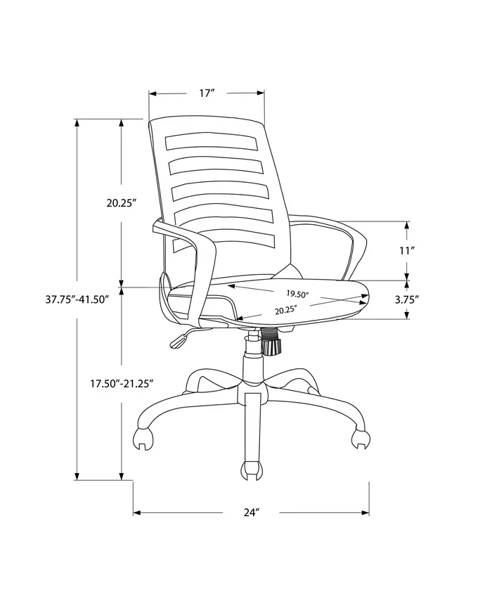 Monarch Specialties Office Chair - Multi Position