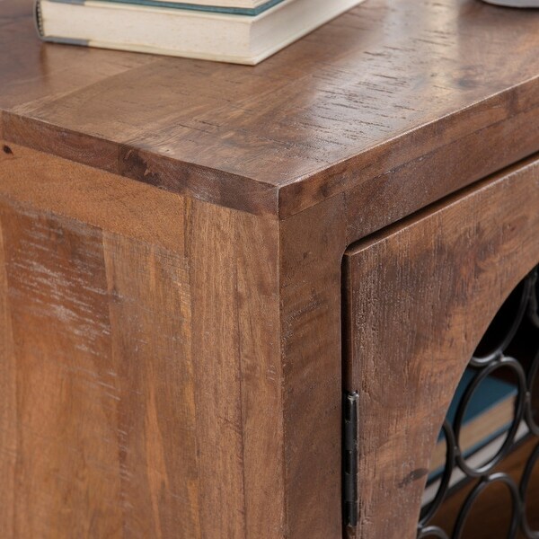 Curtice Circle Front Brown Console Table