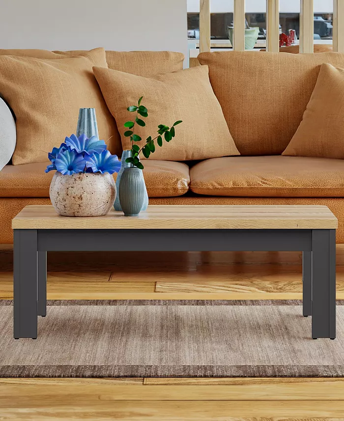 Lifestyle Solutions 43.5 W Wood Sturdy Liverpool Coffee Table