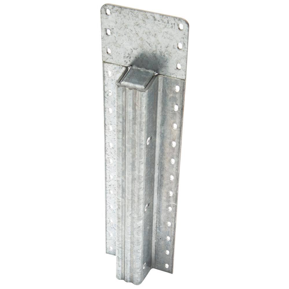 8 ft. Galvanized Post with Clear Powdercoat (with Top Plate) LTP 80120