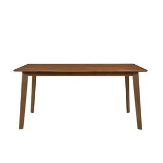 Nereida 63 in. Brown Solid Wood Mid Century Modern Dining Table ID201-T6-WN