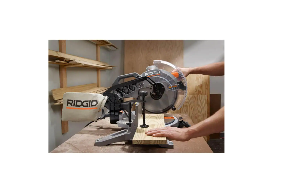 RIDGID R4123 15 Amp Corded 12 in. Dual Bevel Miter Saw with LED