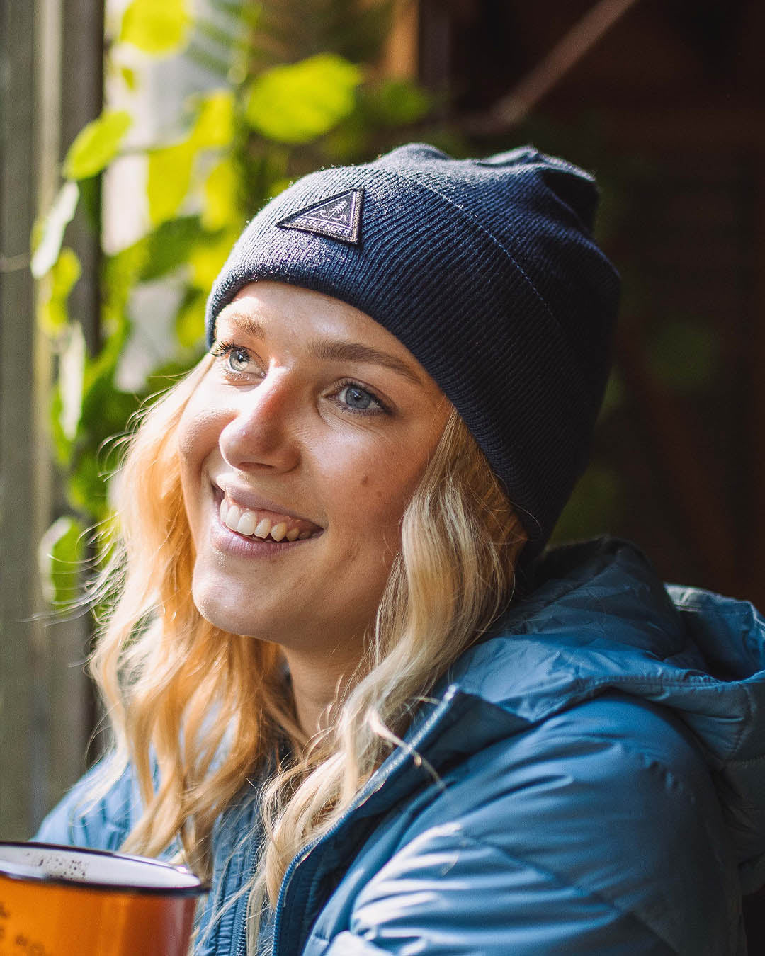 Core Recycled High-Top Beanie - Navy