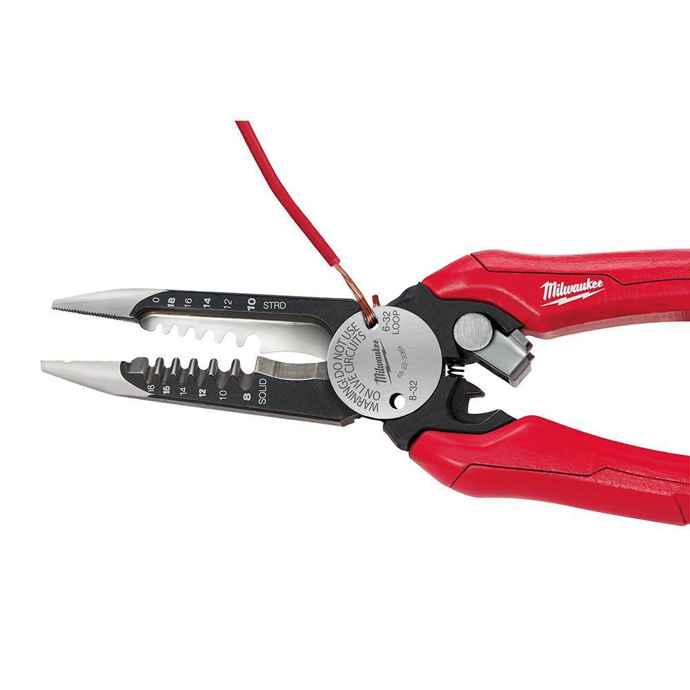 MW 13-in-1 Multi-Tip Cushion Grip Screwdriver with 6-in-1 Wire Stripper Pliers 48-22-2880-48-22-3079