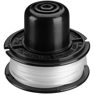 BLACK+DECKER 0.065 in. x 20 ft. Replacement Single Line Spool For Bump Feed Electric String Grass TrimmersLawn Edgers RS-136-BKP  1