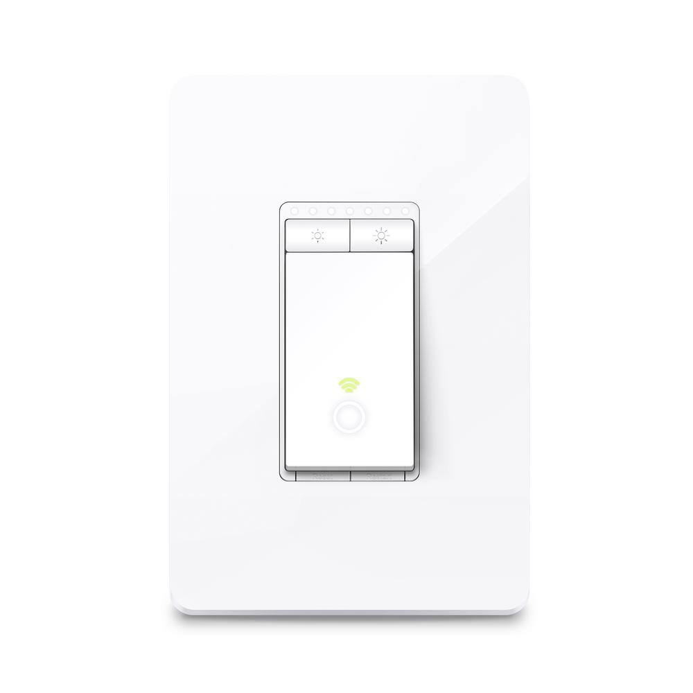 TP-LINK Kasa Smart Wi-Fi Light Dimmer Switch White HS220