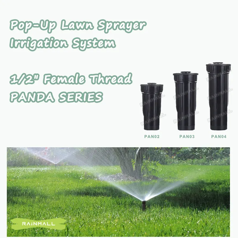 New Supply Wholesales Plastic Pop Up Sprinkler Irrigation System For Garden Lawn Irrigation With Adjustable Nozzle