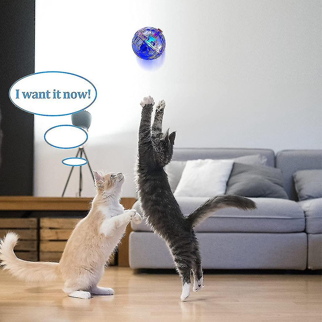 3pcs Flash Ball Battery Powered Paranormal Equipment Portable Cat Small Motion Light Up Gift Intera