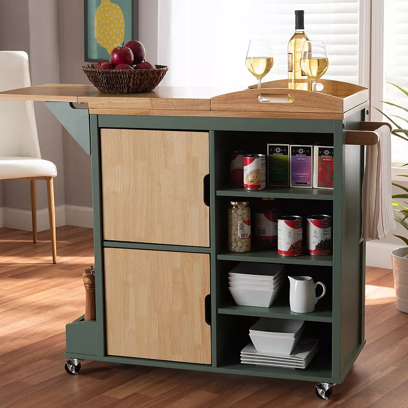 Baxton Studio Dorthy Kitchen Cart