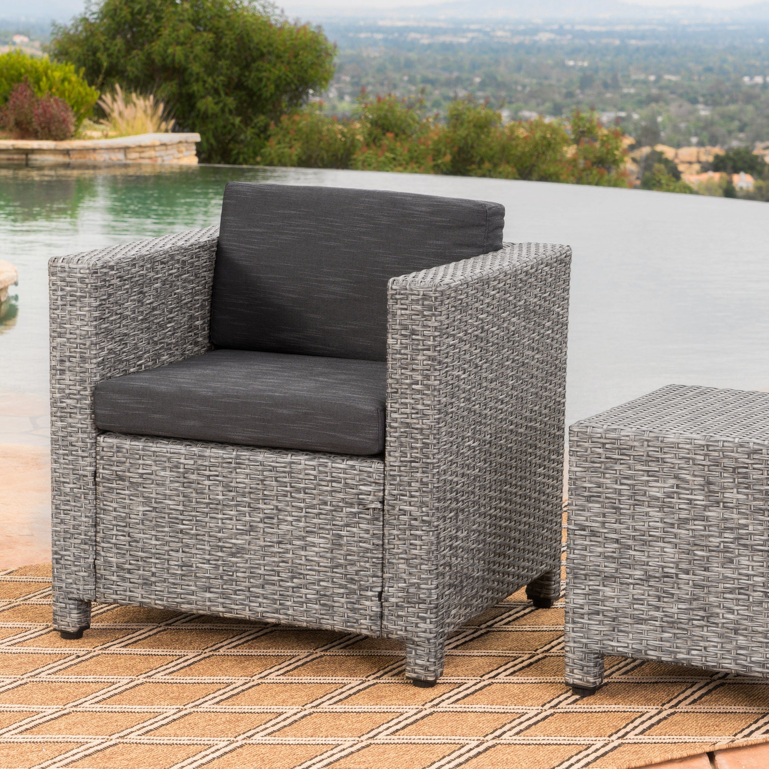 Venice Outdoor Wicker Club Chair